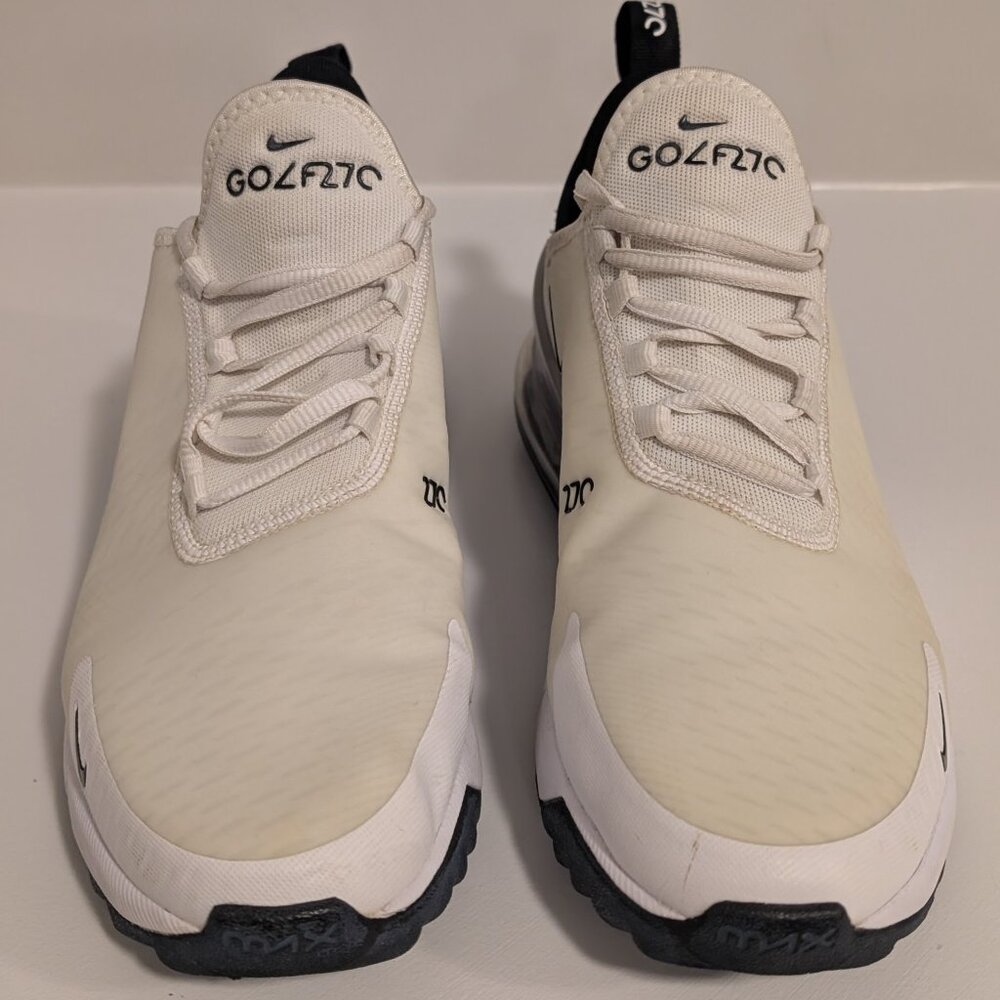 Nike Air Max 270 G Golf Shoes White Black CK6483-102 Men’s 7 Women’s 8.5